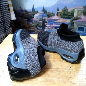 👩Anluke Women Knitted Walking Shoes Air Cushioned Breathable Mesh Air Shoes.🚢